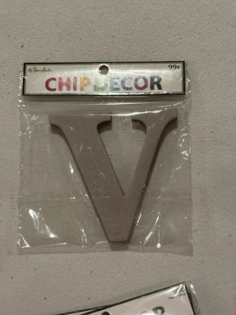 Lot of NINE (9) The Paper Studio Chip Decor 3.5